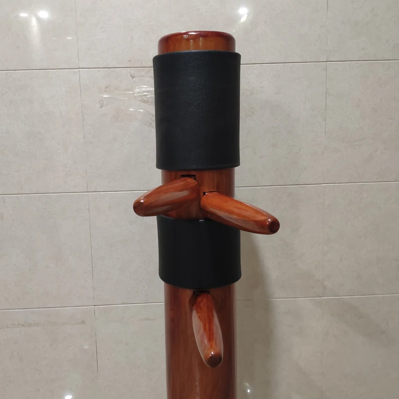 Muk Yan Jongs Wing Chun Wooden Dummy with Spring Setting