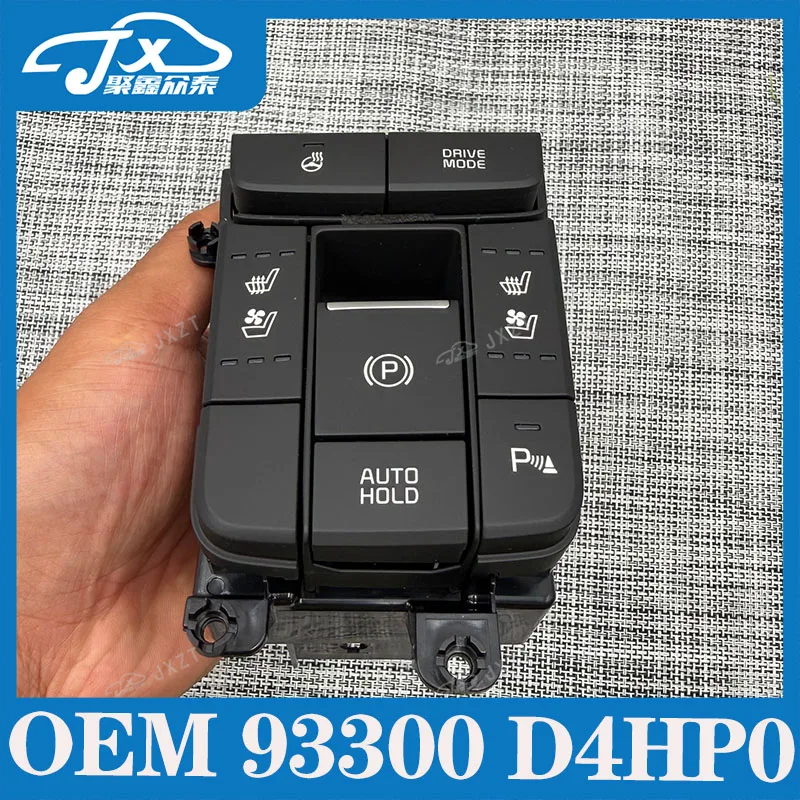 Complete Console Floor Switch Assembly 93300D4HP0 for K-ia Optima K5 2016- Electronic Hand Brake Switch EPB Parking Brake Switch