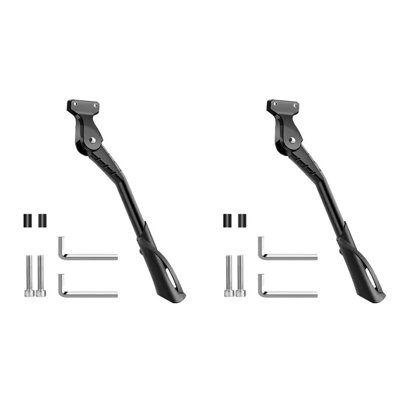 

A06F-2X For 20Inch 24Inch 26Inch Bike Kickstand Electric Bicycle Kickstand Support Stand Adjustable Side Parking Bracket