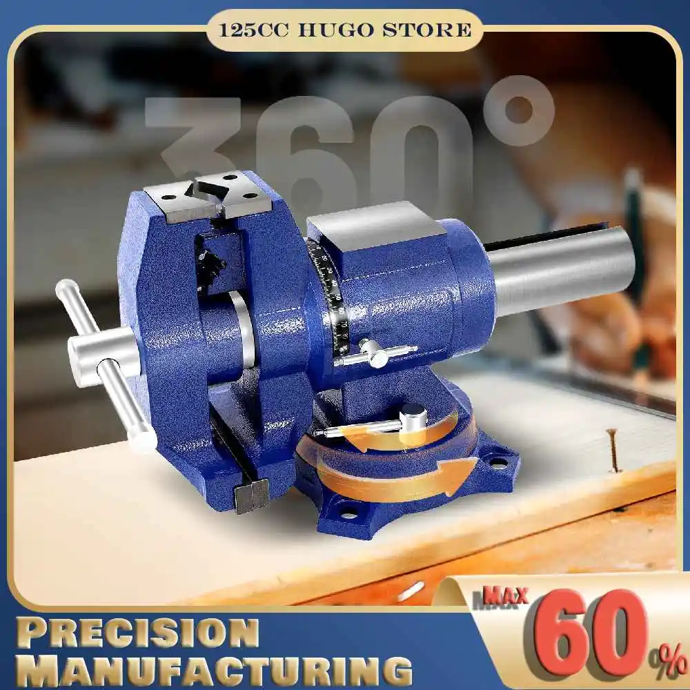 Imadło stołowe 4 cale/5 cali Imadło stołowe do stołu warsztatowego Wielofunkcyjne, wytrzymałe imadło stołowe Złożone narzędzie do mocowania stołu roboczego