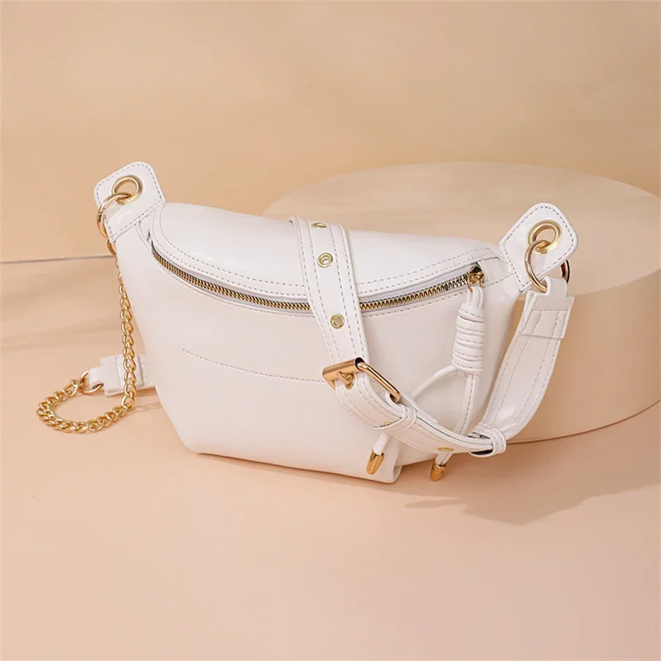 

Fashionable New Chain Chest Bag Women's Shoulder Bag Women's Diagonal Cross Waist Bags Versatile Instagram Popular Waist Bag