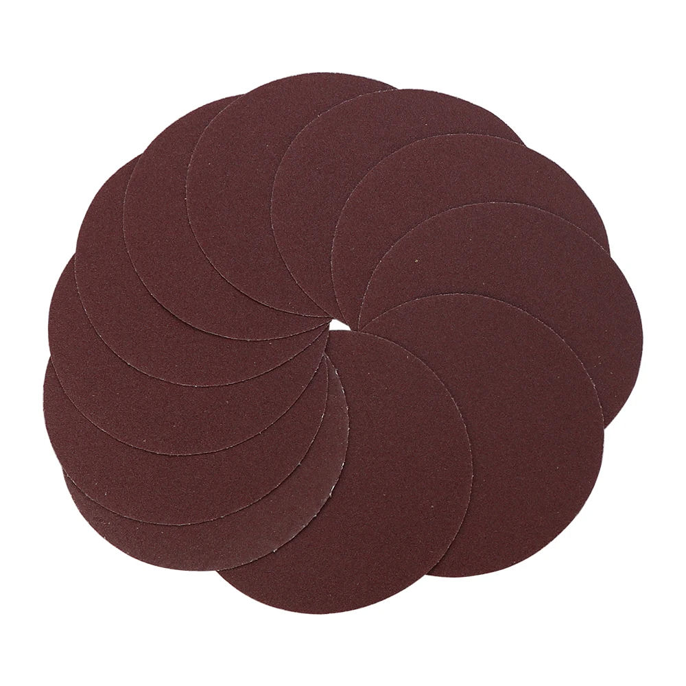 20/50/100pcs 6inch 150mm Flocking Disc Sandpaper Sheet Back Flocking Sandpaper Flanging Grinding Sheet Self-adhesive Flocking