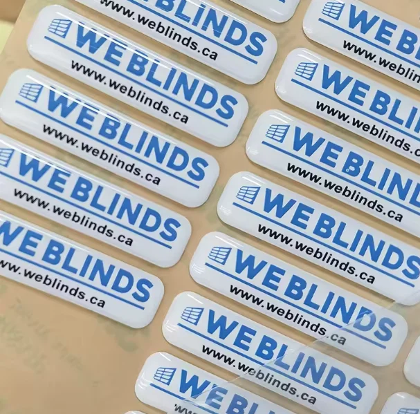 

Customized waterproof 3D dome epoxy resin sticker personalized logo transparent label with crystal glue water droplets