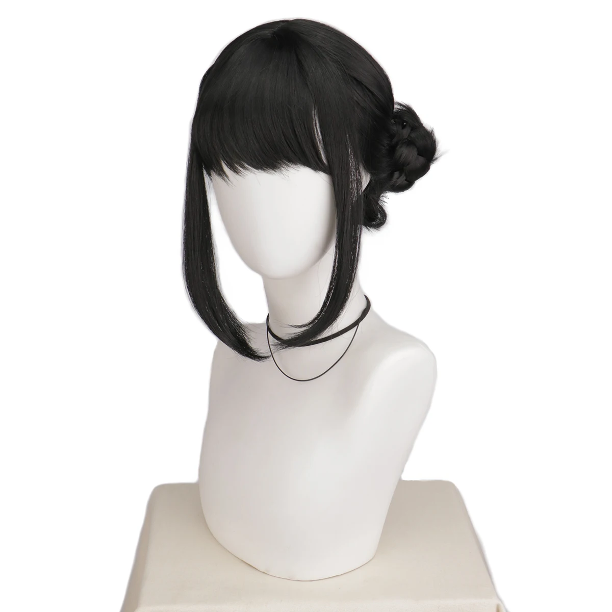 QQXCAIW Wig Cosplay Women Zoey Hair Cosplay Synthetic Wigs Halloween Party