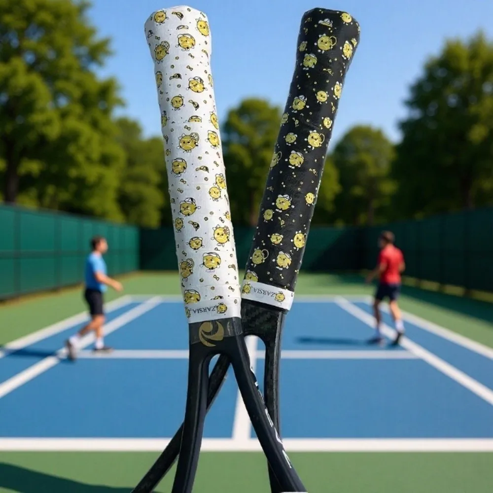 1.1M Badminton Handle Wrap Tape PU Cartoon Badminton Racket Grips Wrap Sweat-Absorbent Anti-slip Racket Grips Sweat Band