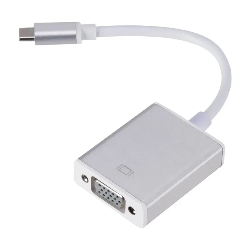 

2pcs Household Computer Safety Parts Set for Computer, Male To VGA Female Cable Adapter Converter, USB 3.1 Type C, MacBook