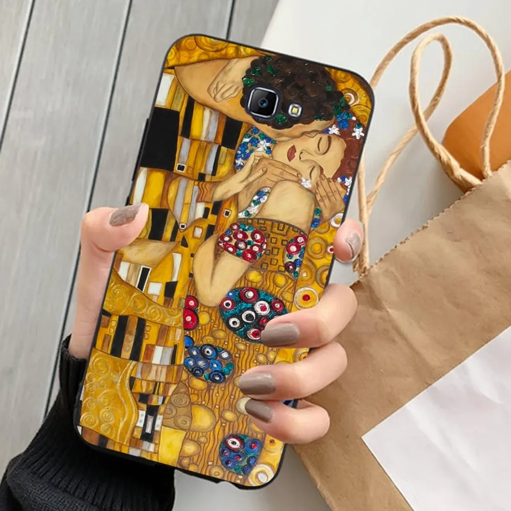 Kiss Gustav Klimt Phone Case For Samsung J 7 plus 7core J7 neo J6 plus prime J6 J4 J5 Mobile Cover