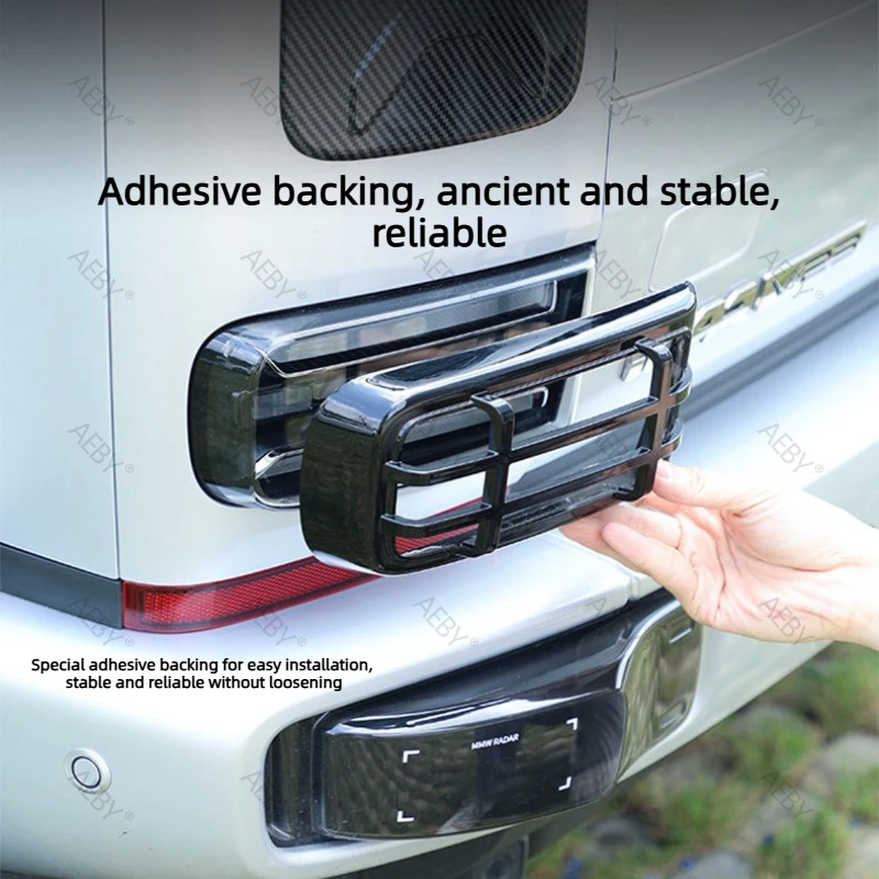 AEBY For Chery ICAR V23 Tail Light Cover Trim ABS Rear Lamp Protector Frame Exterior Accessories Scratch Proof, Fit Perfectly
