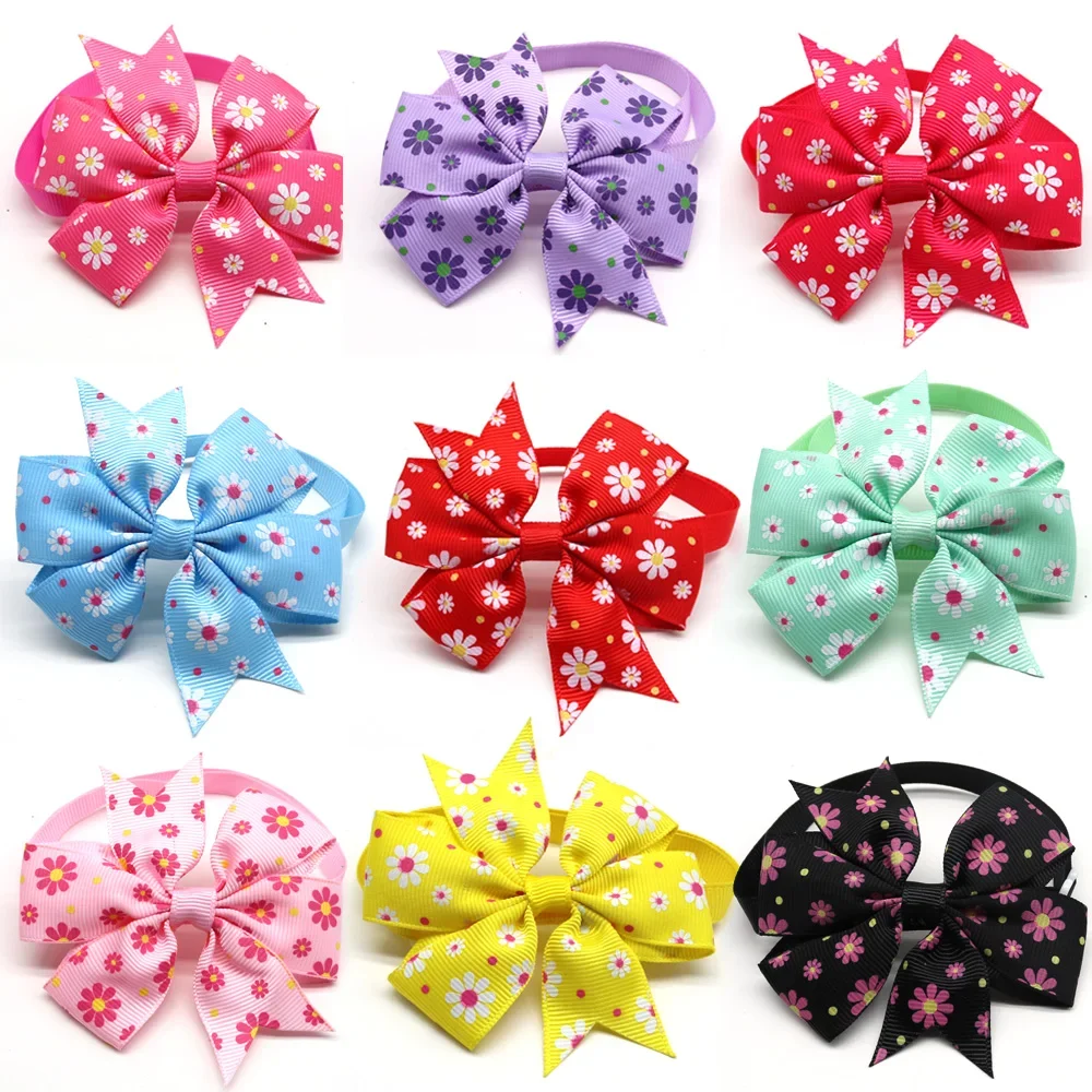 10pcs Pet Supplies Dog Bow Tie Summer Dog Grooming Accessories Pet Dog Cat Bowties Neckties Small Dogs Products Dog Supplies