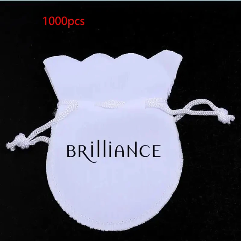 

Customized - 1000pcs black bags with white logo and 1000pcs white bags with black logo