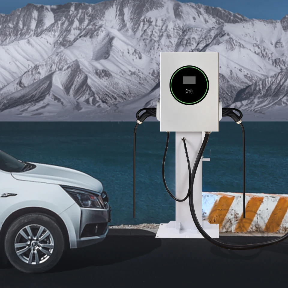 Dc Wall-mounted 40KW 60KW 80KW Ev Chargers IP54 Support APP RFID DC Fast EV Charging Pile Home/commercial Use