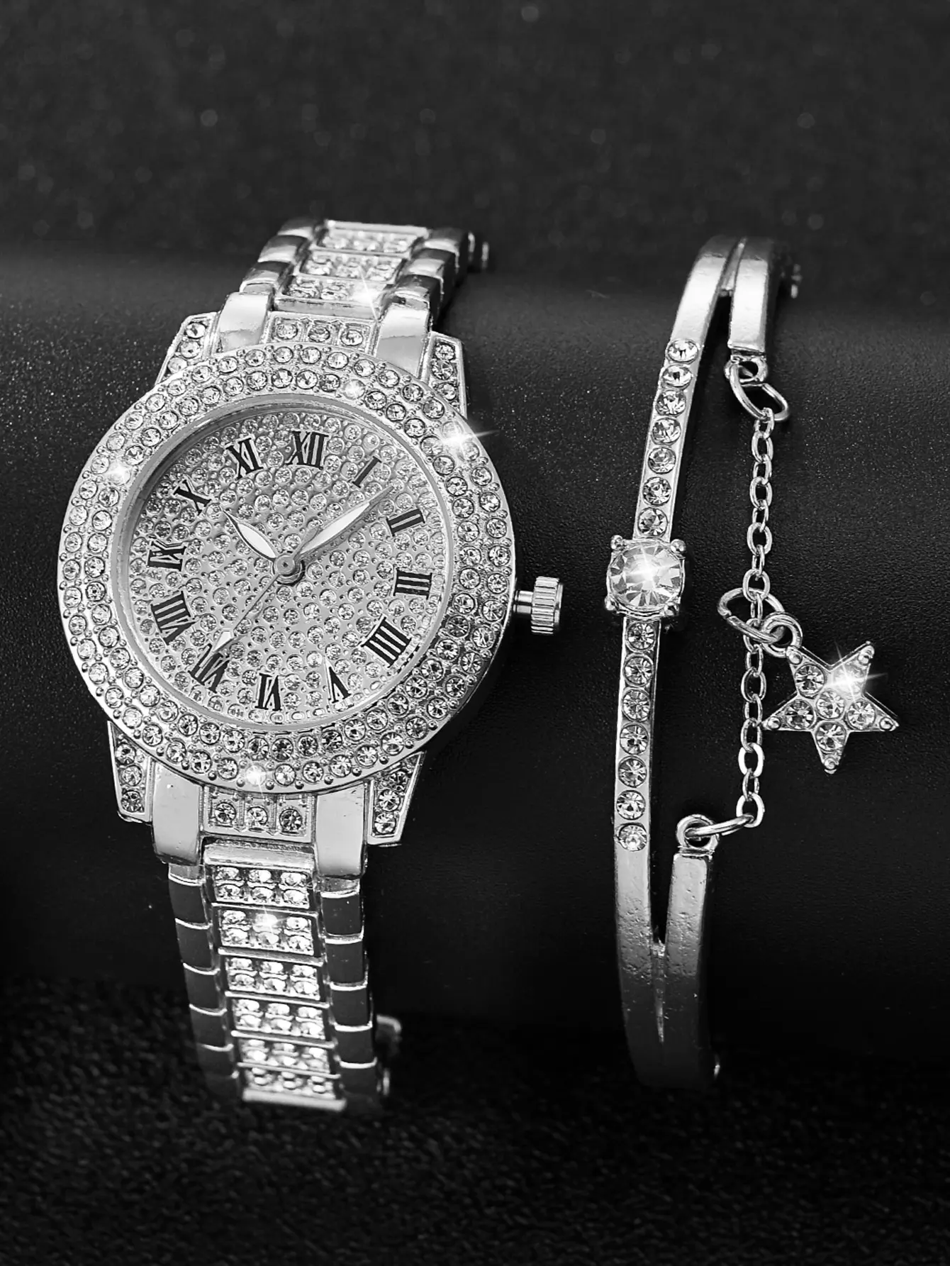 Luxury Crystal Women Bracelet Watches Top Brand Fashion Diamond Ladies Quartz Watch Steel Female Wristwatch Montre Femme Relogio