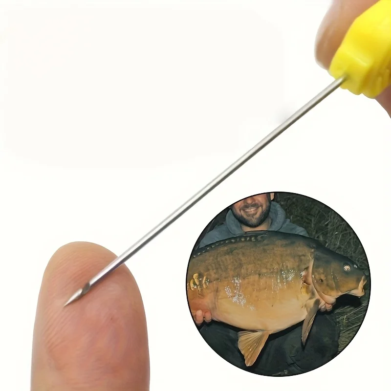 3-Piece Fishing Bait Hook Set Stainless Steel Sharp Tackle for Carp/Sea Fishing