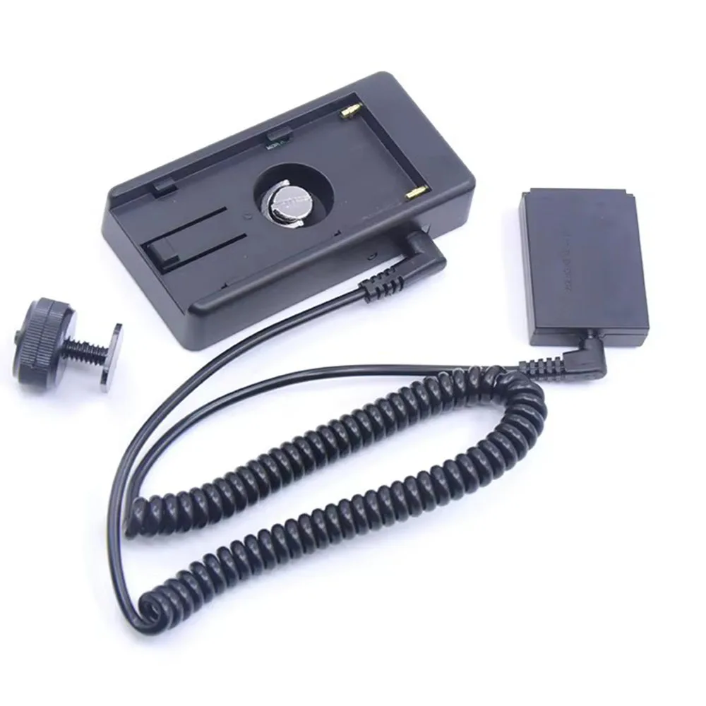 LP-E12 LPE12 Dummy Battery DR-E12 DC Coupler NP F550 F750 F970 Battery Adapter Plate for Canon EOSM2 M10 M50 M100 M200 Camera