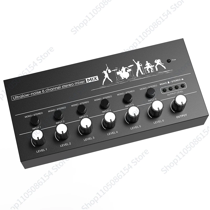 

Шесть микшерных концентраторов, микрофонный микшер, расширитель инструментов, стерео аудиоконтроллер