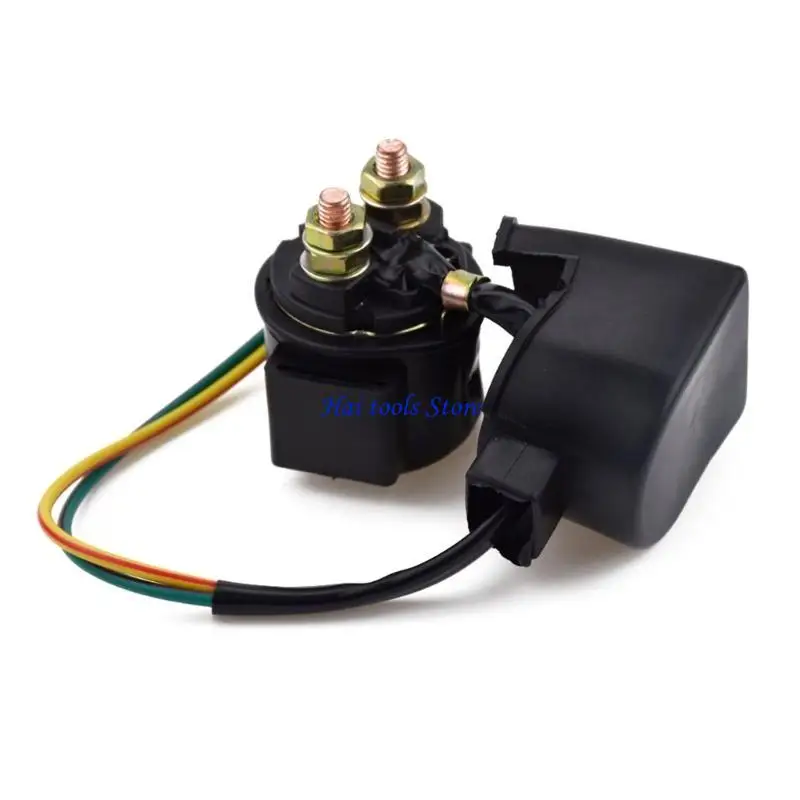 X37E GY6 Starter Solenoid for 125cc ATV Dirt Bikes Scooters Go Kart for Chinese ATVs for TaoTao, Buyang, Coolsport