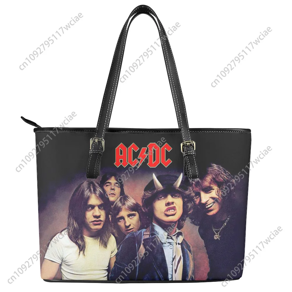 

A-AC Custom Handbag Womens Vintage Rock D-DC Mens Personalized Tote Bag Shoulder Bag Business Leather Purse Travel Bag Gift
