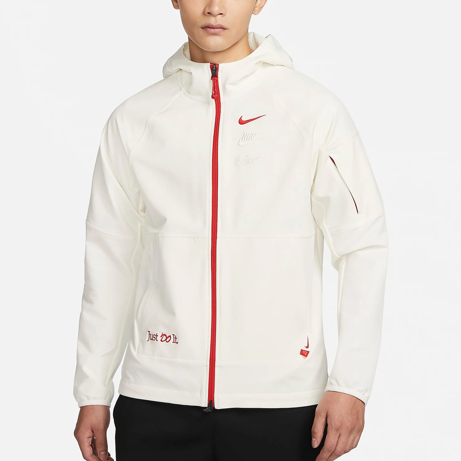 Nike Authentic Dragon Year Model Men's Thin Fleece Training Sports Hooded Jacket HF1107-133
