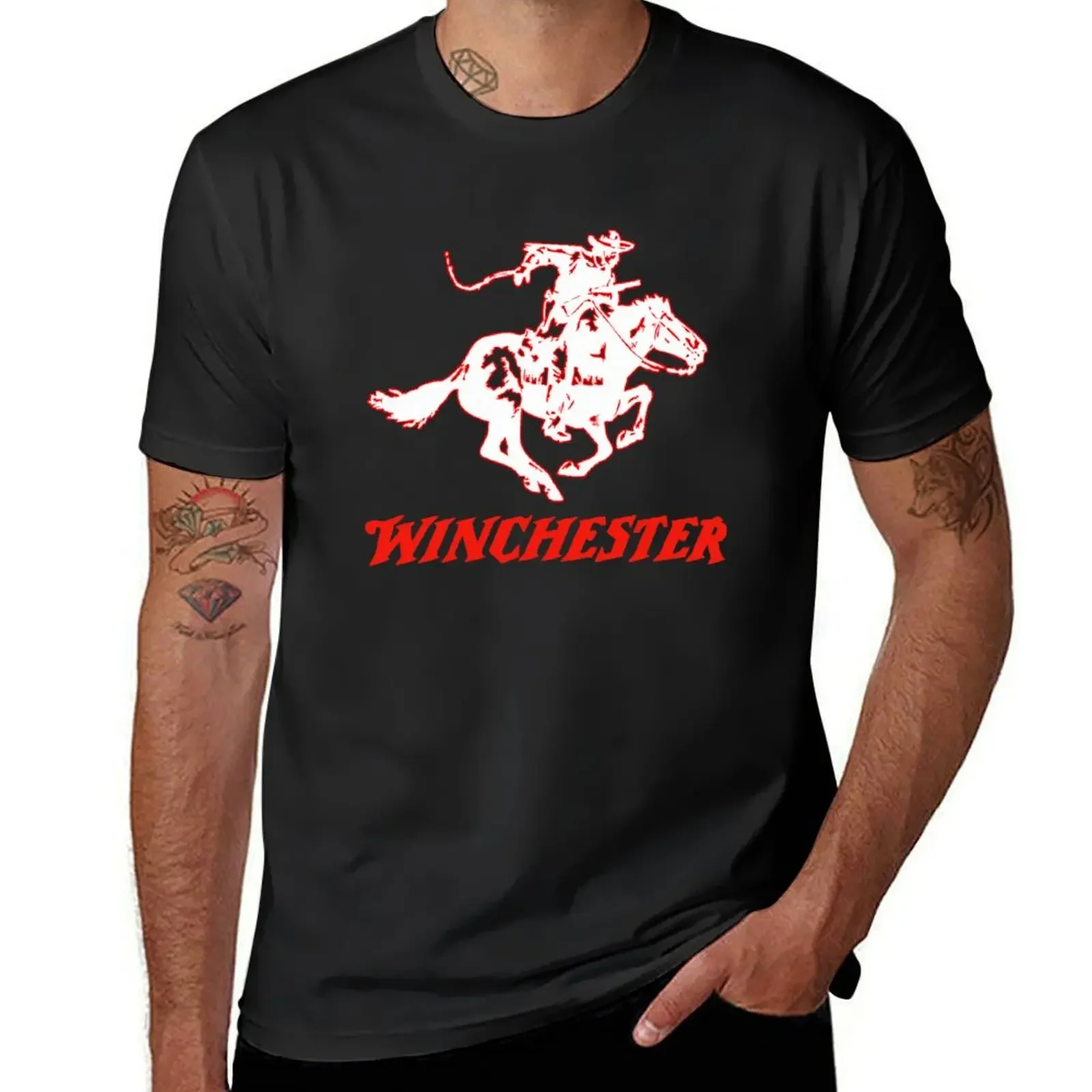 

Winchester Firearms T-Shirt oversizeds plus size clothes mens graphic t-shirts