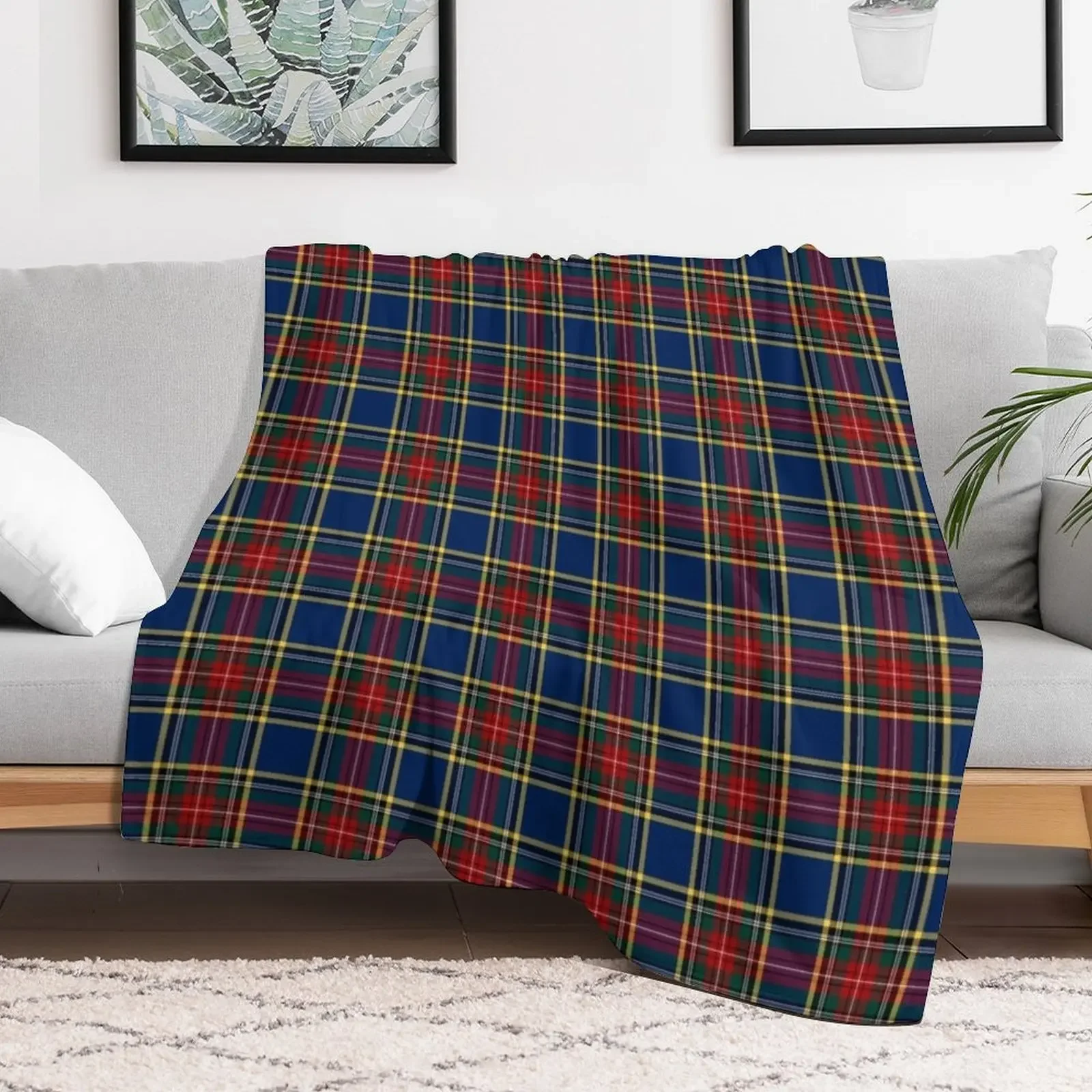 Clan MacBeth Tartan Throw Blanket Designers Heavy Moving For Sofa Thin Blankets