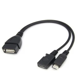 1pcs Usb Port Terminal Adapter Otg Cable For Fire Tv 3 Or 2nd Gen Fire Stick