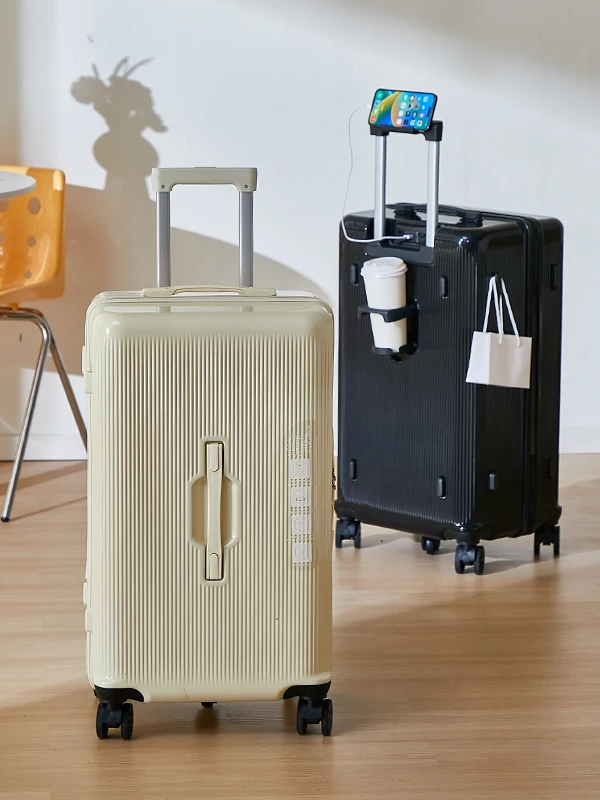 

2025 New Large Capaci Travel Suitcase Women's Multi-Function Lage Thiened Password Box Durable Multi-Wheel Zipper