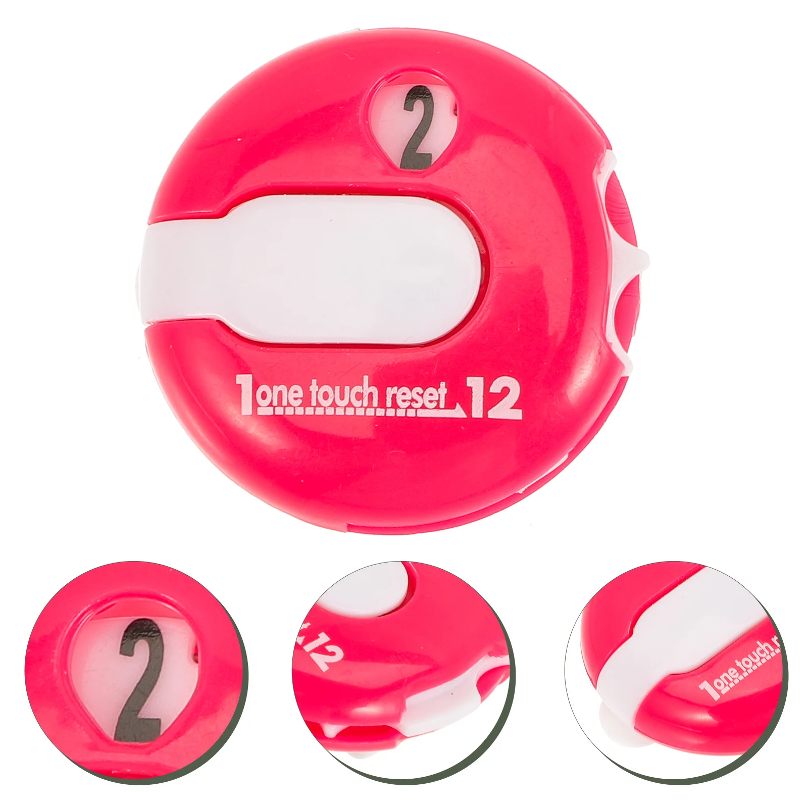 

Golfs Score Counter Portable Golfing Scoring Keeper Fine Details High-Class Plastic Material Durable Easy to Use and Carry