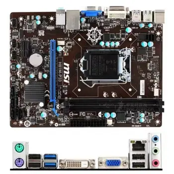The MSI H81M-P33 1150 motherboard supports 4th generation CPU v3 ddr3