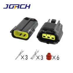 3 Way TE Connectivity AMP EconoSeal J Mark II 070 Connectors Socket Housing 174357-2 368523-1