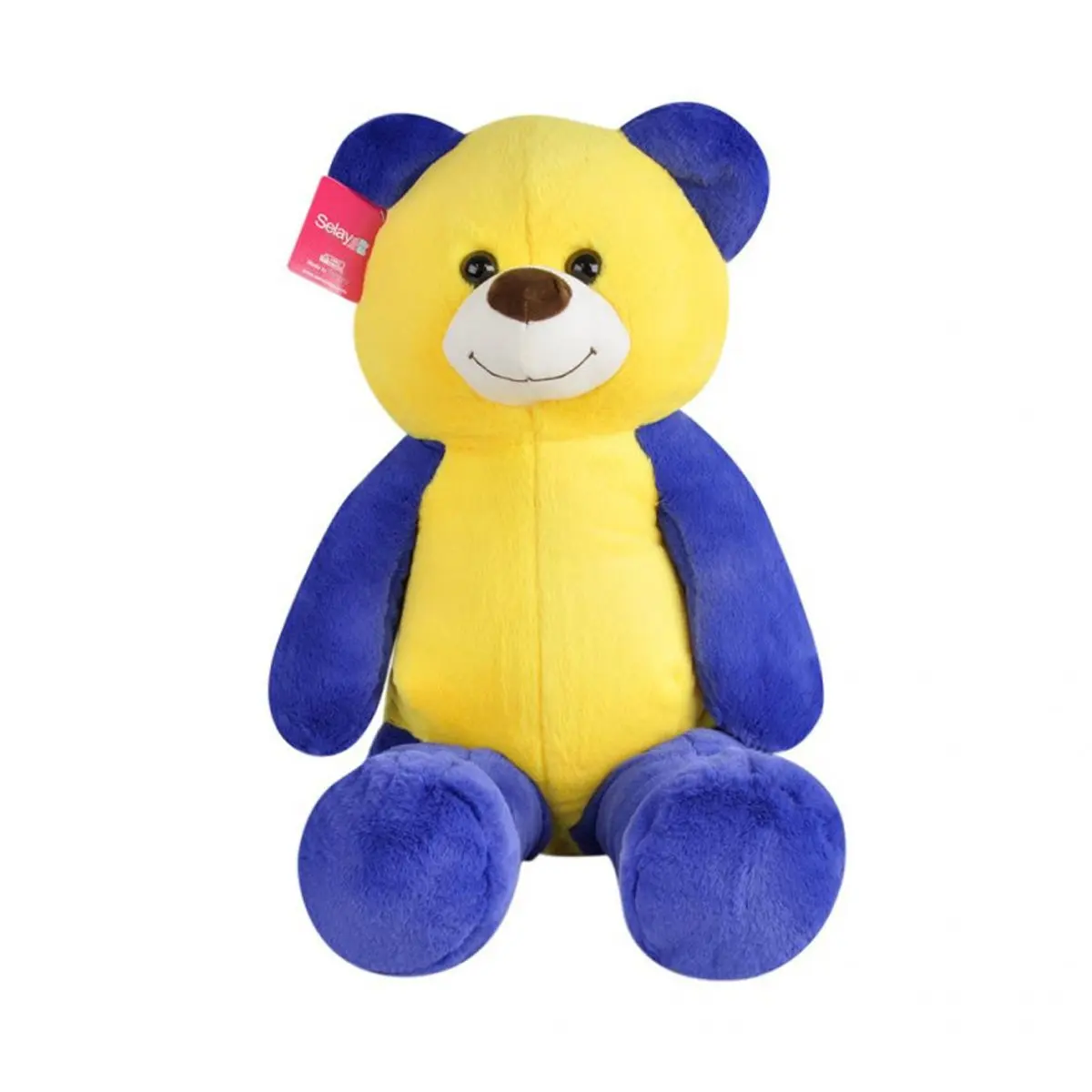 1189M shabby bear blue 65 cm-Selay toy