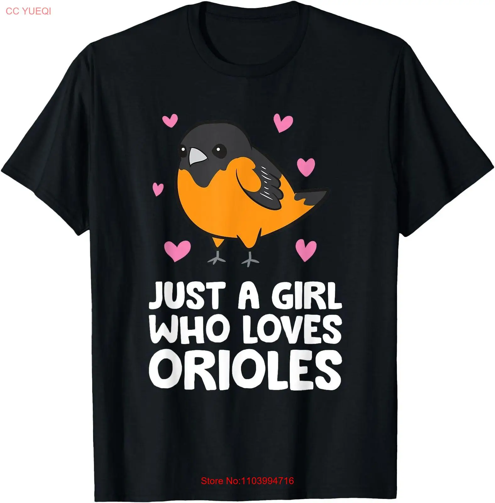 Just a Girl Who Loves Orioles T Shirt Men