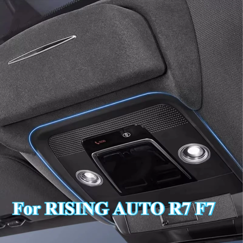 

For RISING AUTO R7/F7 Car Glasses Case Roof Sunglasses Anti-scratch Storage Clip Car Sunroof Interior Modification Accessories