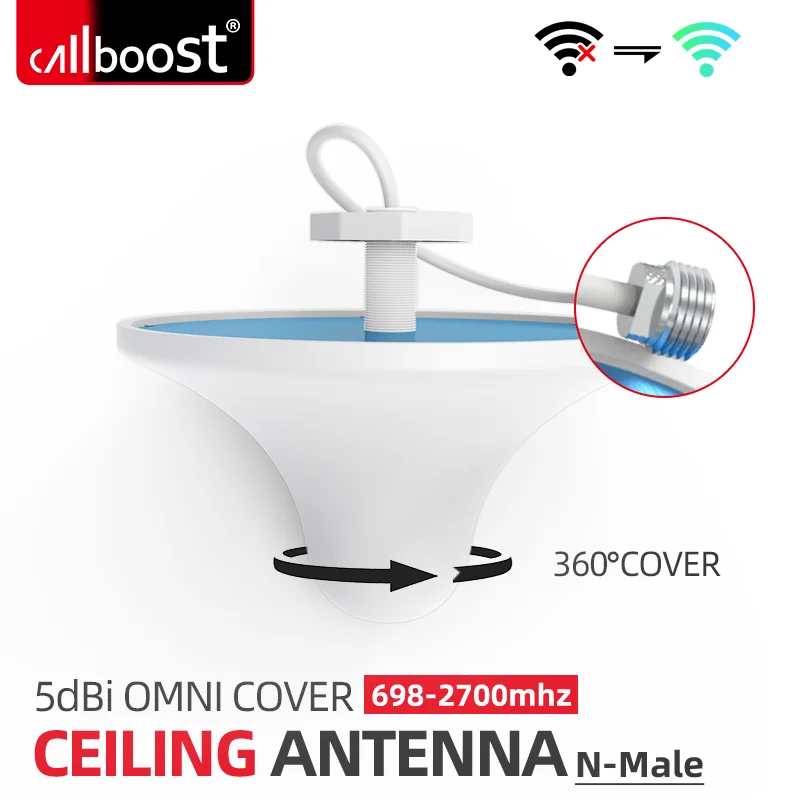 Indoor ceiling antenna mobile phone signal intensifier 4g antenna gsm 2g 3g 4g cellular amplifier Internet indoor 698-2700 mhz