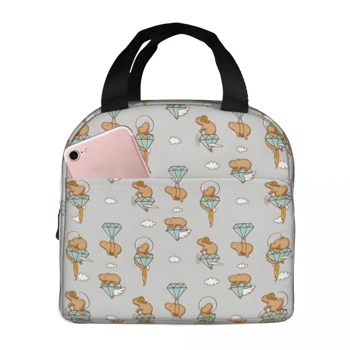 

Thermal Lunch Container Kawaii Cute Capy Leakproof Insulated C-Capybara For Lunch Lunch Boxes For Girls