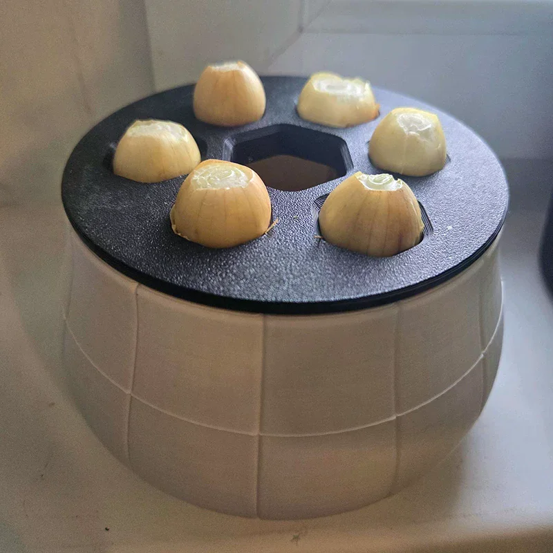 Vaso de Regeneração de Cebolinha Impresso em 3D Estação de Propagação Hidropônica para Jardinagem Interna na Cozinha