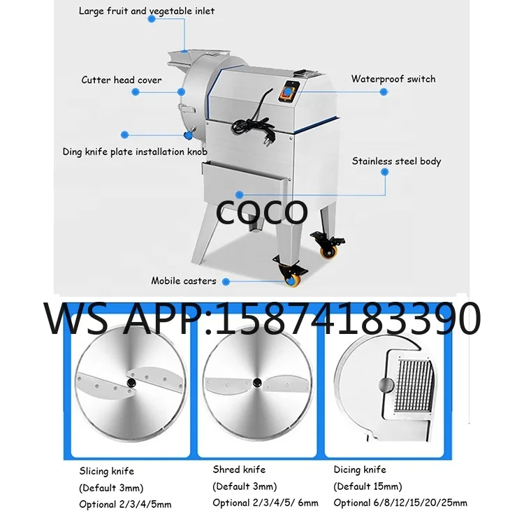 Vegetable Fruit Cutter Chopper Slicer, Multi-Function Vegetable Cutting Machine