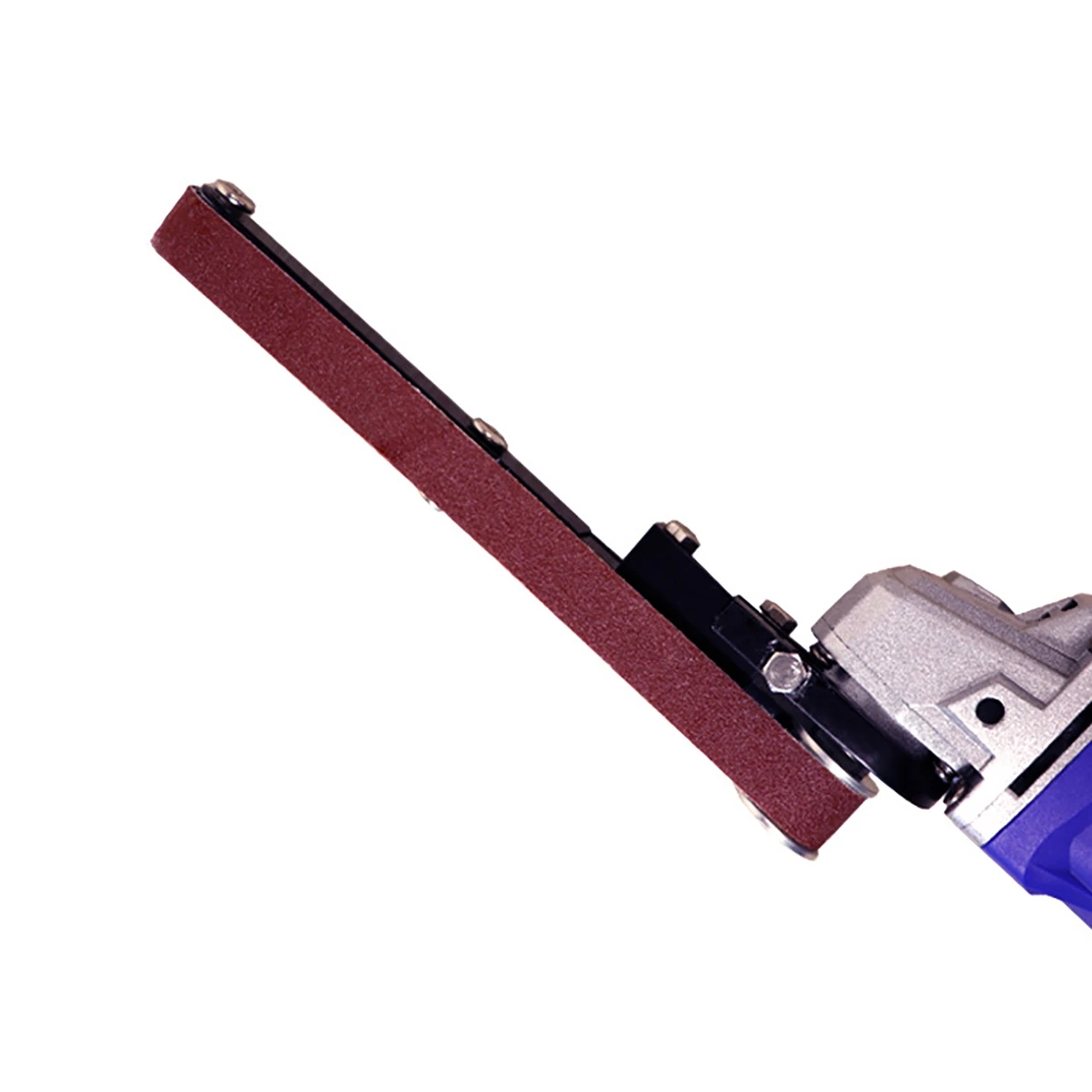 Imagem -04 - Mini Lixadeira Faça Você Mesmo Lixadeira Correia Adaptador Rebarbadora Máquina de Moagem Bandfile Cabeça para 100 mm Elétrica Angle Grinder