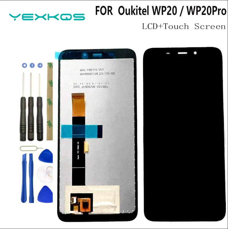 For Original OUKITEL WP20 LCD Display+Touch Screen Digitizer Assembly Replacement 5.93 inch For Original OUKITEL WP20 Pro