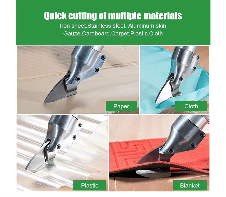 مقص كهربائي مقص يده 26 فولت 3000 مللي أمبير المنزلية اللاسلكي قابلة للشحن مقص قطع المعادن أدوات القطع الكهربائية #6