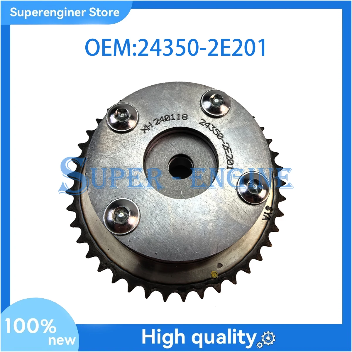 

24350-2E200 24350-2E201 Intake VVT Gear G4NC For HY UN D AI NU 2.0 Continue Variable Valve Timing Gear 243502E200 243502E201