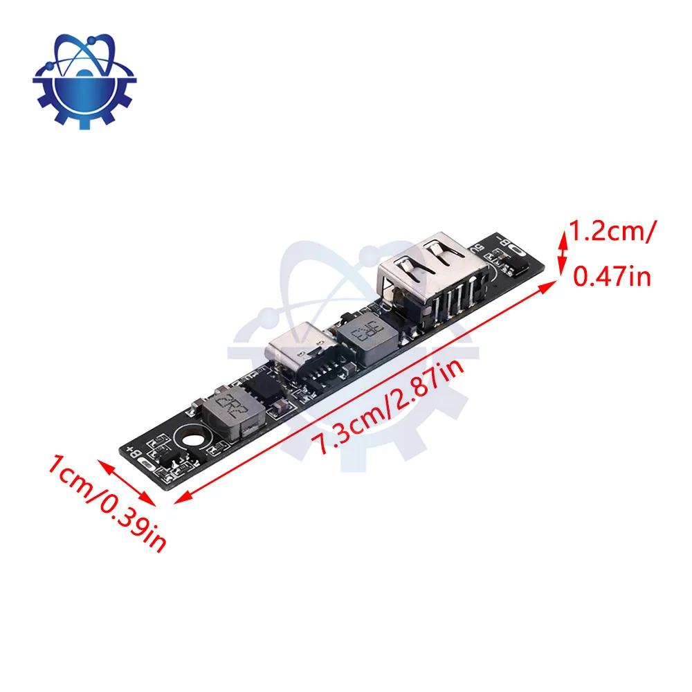 Módulo de carga de batería de litio 18650 DC5V, fuente de alimentación UPS, cámara de corte de energía, adaptador de vida de batería