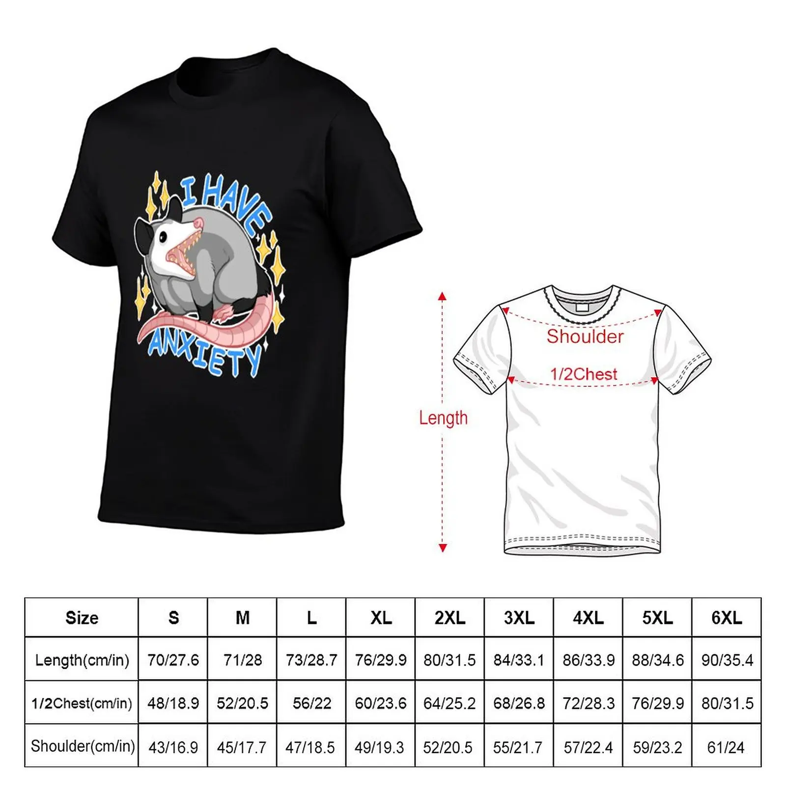 poss have anxiety T-Shirt shirts graphic tees man t shirt t shirt men
