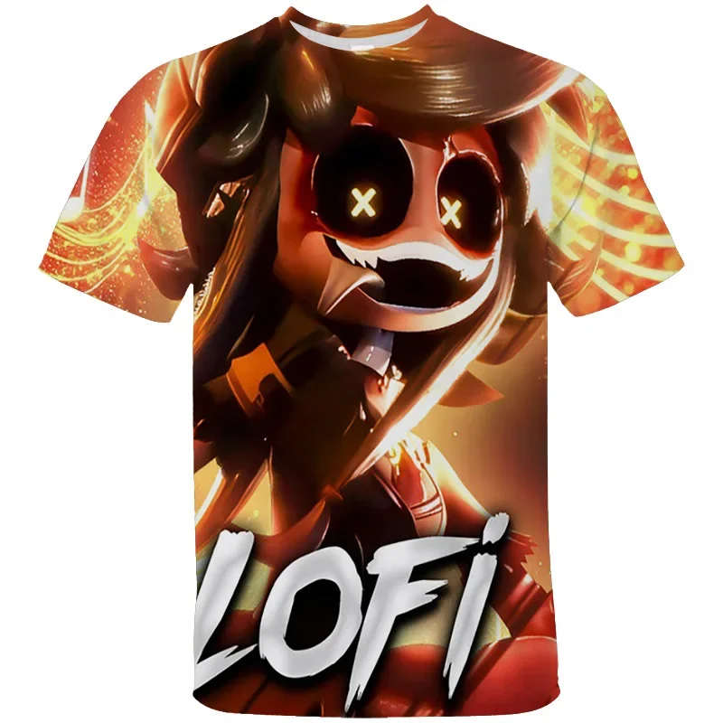 2025 Y2k Cartoon 3D Game Murder Drones T-shirt Child Adults Casual Tshirt Thin and Loose Print Pattern T Shirt Summer O Neck Top