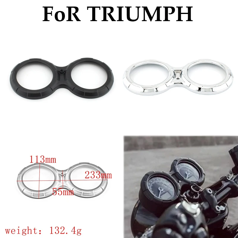 

FoR TRIUMPH Bonneville T120 T100 Thruxton 1200/R/RS Speed Twin мотоциклетная приборная панель, панель, манометр, рамка, накладка
