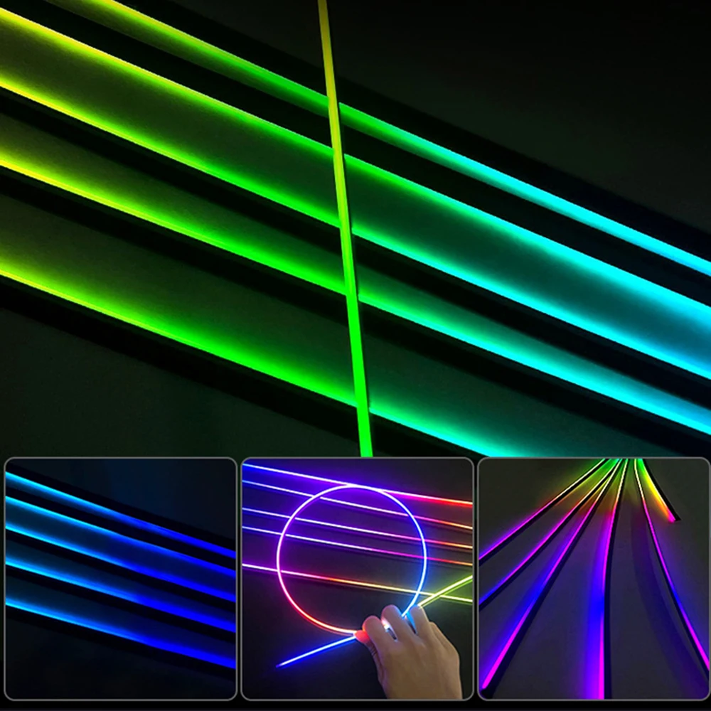 Lampu Strip Atmosfer Mobil War - Car Interior Neon Light Usb ulasan dan harga