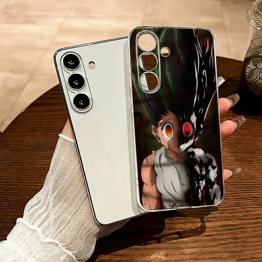 

Gon Freecss HXH-h X Hunter Phone Case Transparent Silicone Soft For SamsungA10,12,20,21S,30,31,40,50,51,52,70,71