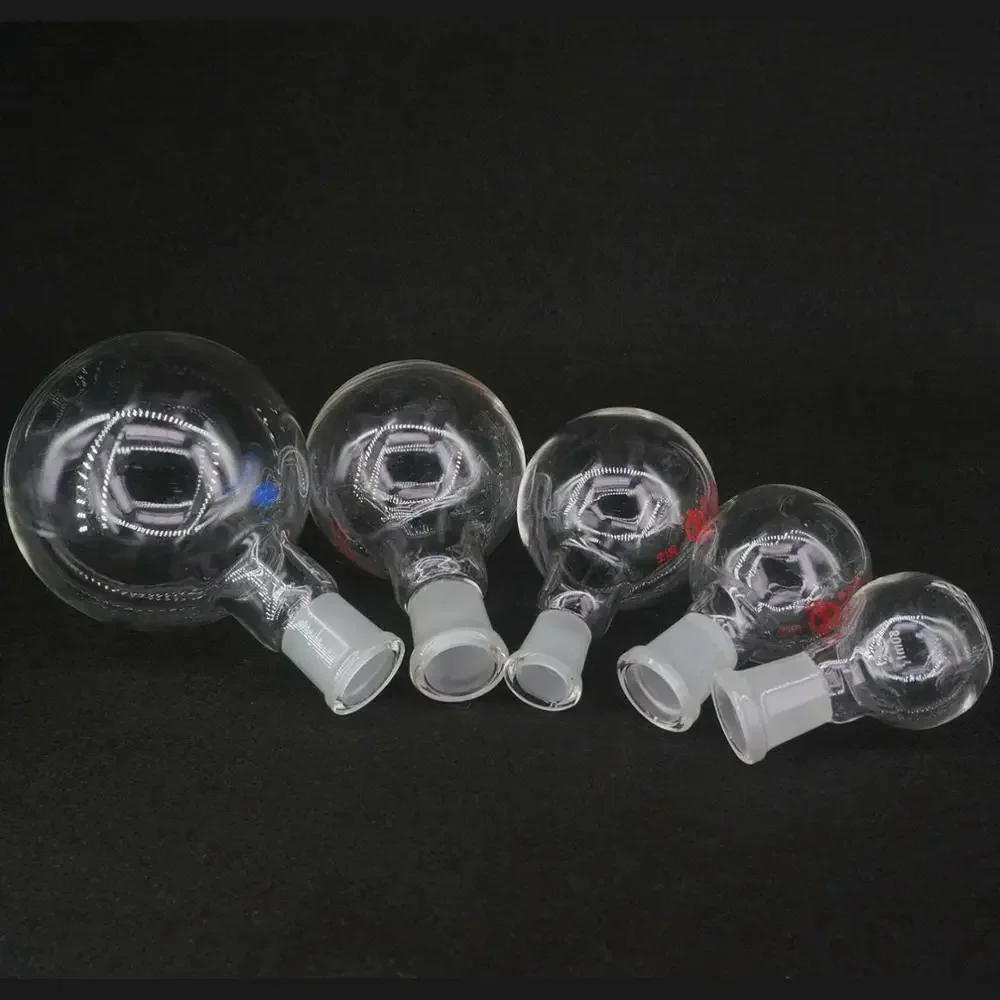25-500ml Borosilicate Glass 19/26 24/29 29/32 One Mouth Short Neck Flat Bottom Flask Boiling For Lab