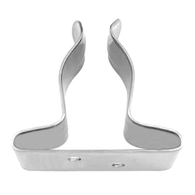 

U2JB 2pcs PripeSless Steels Steels Clip Clip Регулировать пружинные зажимы легко в использовании