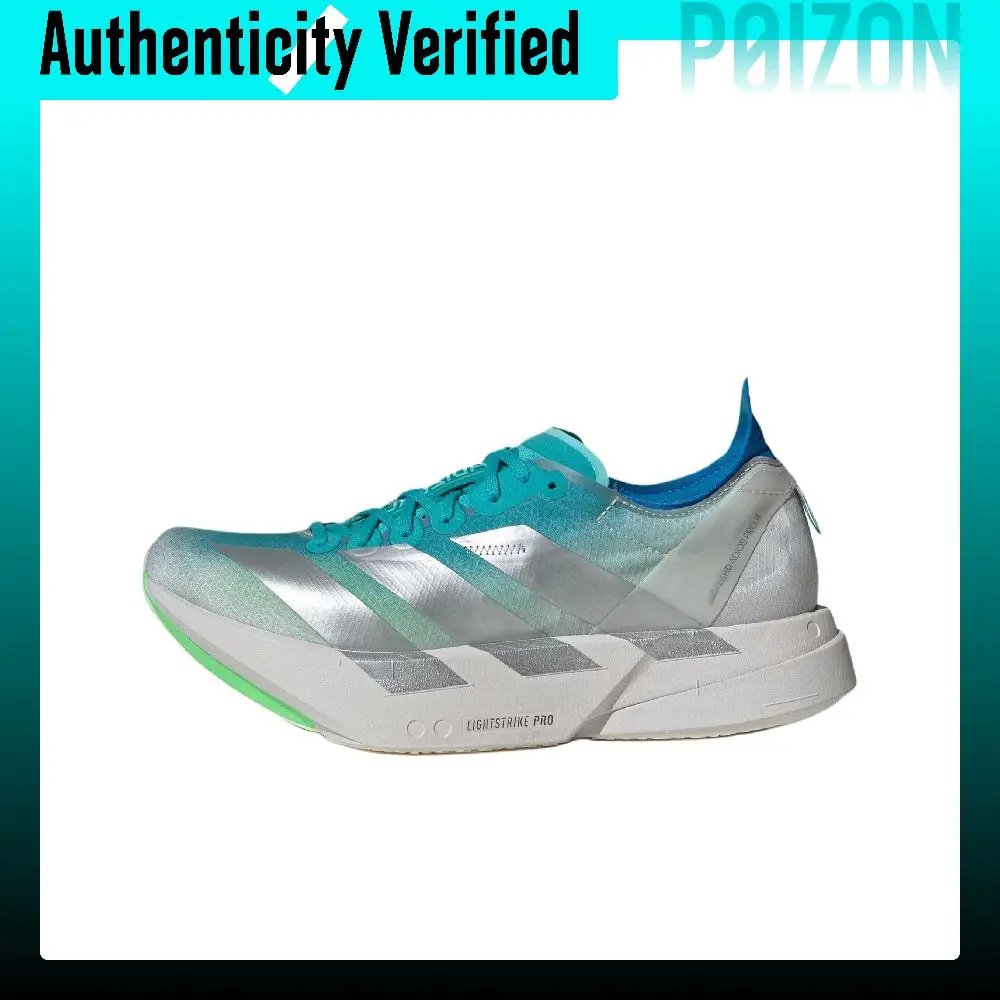 Adidas Adizero Adios Pro 4 Slip Resistant Racing Running Shoes Women's Aqua Green JS2580