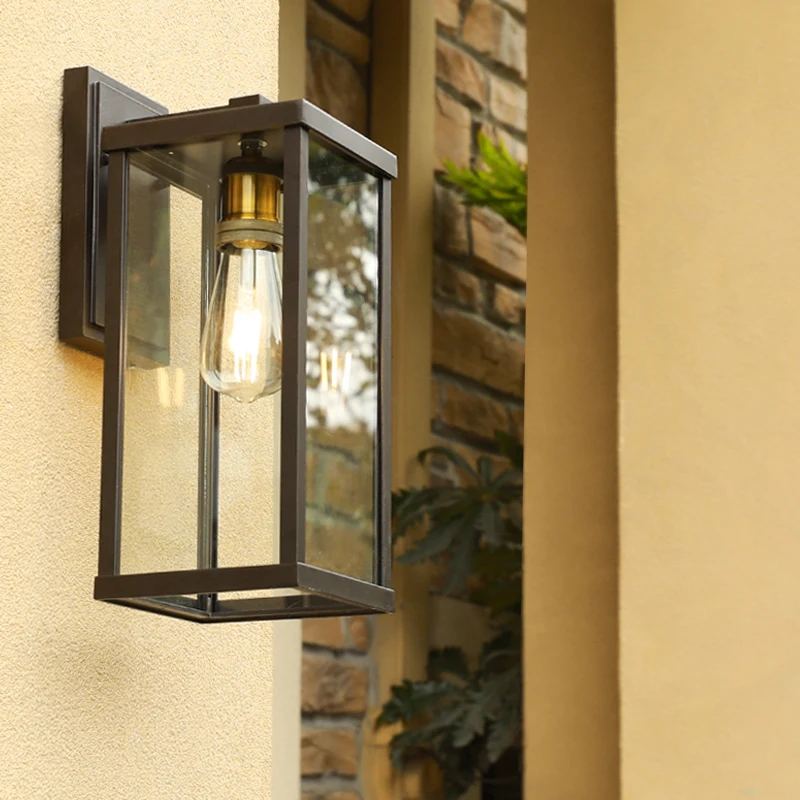 Outdoor Wall Lamp Waterproof Modern Villa Corridor Garden Aluminum Exterior Wall Garden Walkway Simple Balcony Gate Terrace Lamp